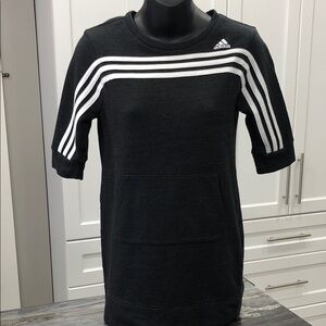 Adidas Women’s Longline Sweatshirt – Charcoal Heather – Size Small